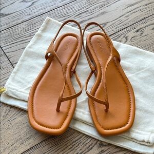 Vince Tan Minimalist Sandals